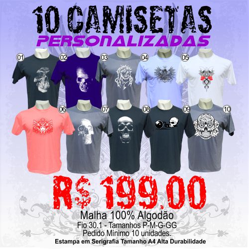 revenda de camisas personalizadas